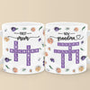 Through Generations, Love Is The Thread That Binds Us - Family Personalized Custom 3D Inflated Effect Printed Mug - Gift For Mom, Grandma