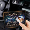 Custom Photo From The First Moment To Forever, I’m Yours - Couple Personalized Custom Car Visor Clip - Gift For Husband Wife, Anniversary
