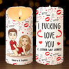 You’re The Best Part Of My Every Day - Couple Personalized Custom LED Candle - Gift For Husband Wife, Anniversary