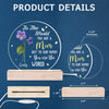 The World’s Most Beautiful Flower Is Called Mom - Family Personalized Custom Shaped 3D LED Light - Gift For Mom, Daughter