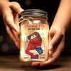 You Are The Best Thing That Ever Happened To Me - Couple Personalized Custom Mason Jar Light - Gift For Couple, Husband Wife, Anniversary