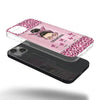A Grandmother's Love Is Forever And Always - Family Personalized Custom Faux Jewelry Effect Printed Clear Phone Case - Gift For Mom, Grandma