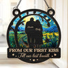 I Love You With All Of Me - Couple Personalized Window Hanging Suncatcher - Gift For Husband Wife, Anniversary