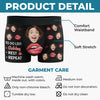 Custom Photo Our Laughter Is My Favorite Melody - Couple Personalized Custom Boxer Briefs, Men's Boxers - Gift For Husband Wife, Anniversary