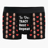 Custom Photo You’re The Reason I Believe In Love - Couple Personalized Custom Boxer Briefs, Men's Boxers - Gift For Husband Wife, Anniversary