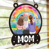 You Are My Sunshine On A Cloudy Day - Family Personalized Window Hanging Suncatcher - Gift For Mom, Daughter