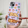 I Love My Pets - Dog & Cat Personalized Custom 3D Inflated Effect Printed Clear Phone Case - Gift For Pet Owners, Pet Lovers