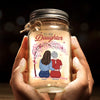 Always Remember I'm Here - Family Personalized Custom Mason Jar Light - Gift For Mom, Daughter