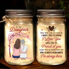 Always Remember I'm Here - Family Personalized Custom Mason Jar Light - Gift For Mom, Daughter