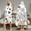 Holding Hands Is A Reminder That We Are All Connected - Family Personalized Custom 3D Inflated Effect Printed Snuggle Blanket, Hoodie Blanket - Gift For Family Members