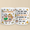 In Her Smile, I See My Own Heart Reflected - Family Personalized Custom 3D Inflated Effect Printed Mug - Gift For Daughter