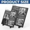 Custom Photo Your Love Is Still My Guide - Memorial Personalized Custom Square Shaped Stone With Stand - Sympathy Gift For Family Members