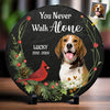 Custom Photo I'm Always With You - Memorial Personalized Custom Round Shaped Stone With Stand - Sympathy Gift For Pet Owners, Pet Lovers