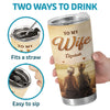 Steady Hearts, Unshaken Love - Couple Personalized Custom Tumbler - Gift For Husband Wife, Anniversary