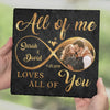 Custom Photo You Stole My Heart, But I’ll Let You Keep It - Couple Personalized Custom Square Shaped Stone With Stand - Gift For Husband Wife, Anniversary