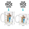 We Never Walk Alone - Family Personalized Custom Mug - Gift For Mom, Daughter