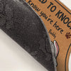 No Need To Knock, I Know You're Here - Dog Personalized Custom Home Decor Decorative Mat - House Warming Gift For Pet Owners, Pet Lovers