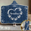 Love Each Other - Family Personalized Custom Snuggle Blanket, Hoodie Blanket - Gift For Mom, Grandma