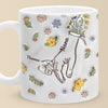 A Mother's Love Endures Through All - Family Personalized Custom 3D Inflated Effect Printed Mug - Gift For Mom, Grandma