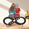Together, We Create Our Family’s Story - Family Personalized Custom 2-Layered Wooden Plaque With Stand - Gift For Mom
