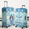Up In The Clouds, Where I Belong - Travel Personalized Custom Luggage Cover - Summer Vacation Gift, Gift For Adventure Travel Lovers