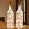 Grandma Plants Wisdom, Mom Nurtures Love And We Bloom - Family Personalized Custom Bottle Lamp - Gift For Mom, Grandma