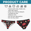Custom Photo With You, I’m Whole - Couple Personalized Women Briefs - Gift For Husband Wife, Anniversary