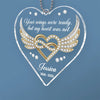 Your Memory Is A Treasure We Hold Dear - Memorial Personalized Custom Car Ornament - Acrylic Custom Shaped - Sympathy Gift For Family Members