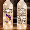 My Heart Still Looks For You - Memorial Personalized Custom Bottle Lamp - Sympathy Gift For Family Members