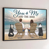 Our Hearts Are Full Of Love - Couple Personalized Custom Horizontal Poster - Gift For Husband Wife, Anniversary