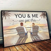 We Are A Team - Couple Personalized Custom Horizontal Poster - Gift For Husband Wife, Anniversary