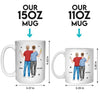 For My Brother, I’d Stand In The Line Of Fire - Family Personalized Custom Mug - Gift For Family Members