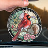 Custom Photo In Our Hearts, You Are Always Near - Memorial Personalized Custom Car Ornament - Acrylic Custom Shaped - Sympathy Gift For Family Members