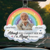 Custom Photo The Bond Of Love Is Eternal - Memorial Personalized Custom Car Ornament - Acrylic Custom Shaped - Sympathy Gift For Family Members