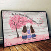 Love Keeps Us Forever Together - Family Personalized Custom Horizontal Poster - Gift For Mom