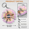 Grandma's Garden Is A Place Where Love Grows Wild - Family Personalized Custom Shaped Acrylic Keychain - Gift For Mom, Grandma