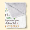 Our Adventures Are About To Start - Family Personalized Custom Blanket - Baby Shower Gift, Gift For First Mom