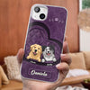 Love Grows With Every Paw Print - Dog & Cat Personalized Custom Clear Phone Case - Gift For Pet Owners, Pet Lovers