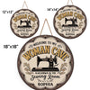 Welcome To My Sewing Room - Family Personalized Custom Shaped Home Decor Wood Sign - House Warming Gift For Yourself, Best Friends, Siblings, Family Members