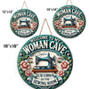 Where Stitches And Stories Come To Life - Family Personalized Custom Shaped Home Decor Wood Sign - House Warming Gift For Yourself, Best Friends, Siblings, Family Members
