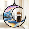 Heaven’s Gates Have A New Guardian - Memorial Personalized Window Hanging Suncatcher Ornament - Sympathy Gift For Pet Owners, Pet Lovers