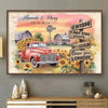 More Time With You Would Be A Gift - Couple Personalized Custom Horizontal Poster - Gift For Husband Wife, Anniversary