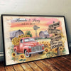 More Time With You Would Be A Gift - Couple Personalized Custom Horizontal Poster - Gift For Husband Wife, Anniversary