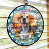 Custom Photo You Filled My Life With Love - Memorial Personalized Window Hanging Suncatcher Ornament - Sympathy Gift For Pet Owners, Pet Lovers