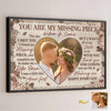 Custom Photo You Make Me Whole
- Couple Personalized Custom Horizontal Poster - Gift For Husband Wife, Anniversary