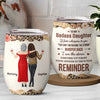 Remember Your Power, Always - Family Personalized Custom Wine Tumbler - Gift For Mom, Daughter