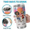 Cheers To Friendship And Endless Sips - Bestie Personalized Custom Tumbler - Gift For Best Friends, BFF, Sisters