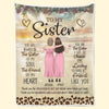 You’re The Friend My Heart Chose - Bestie Personalized Custom Blanket - Gift For Best Friends, BFF, Sisters