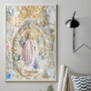With Love Comes Faith - Family Personalized Custom Vertical Poster - Gift For Yourself, Best Friends, Siblings, Family Members