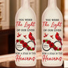 A Star In The Heavens - Memorial Personalized Custom Bottle Lamp - Sympathy Gift For Family Members